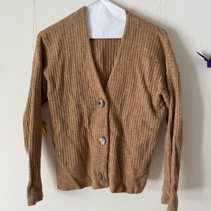 Madewell soft ribbed cardigan